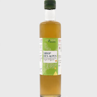 Bouteille de 50 cl de sirop des alpes