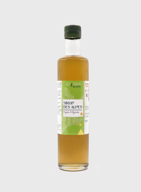 Bouteille de 50 cl de sirop des alpes